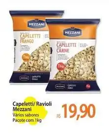 Atacadão Mezzani - capeletti/ravioli oferta