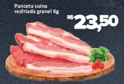 Supermercados Savegnago Panceta suína resfriada granel kg oferta