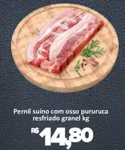 Supermercados Savegnago Pernil suíno com osso pururuca resfriado granel kg oferta