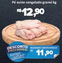 Supermercados Savegnago Pé suíno congelado granel oferta