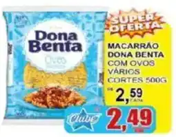 Supermercado Estrela Azul Macarrão dona benta com ovos vários cortes oferta