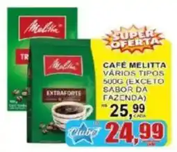 Supermercado Estrela Azul Café melitta vários tipos oferta