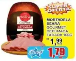 Supermercado Estrela Azul mortadela seara gourmet defumada oferta
