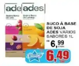 Supermercado Estrela Azul sucos à base de soja ades vários sabores oferta
