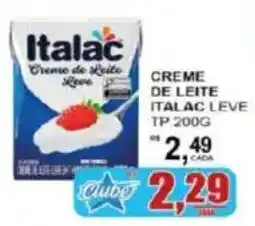 Supermercado Estrela Azul Creme de leite italac leve oferta