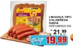 Supermercado Estrela Azul Linguiça tipo calabresa sadia defumada kg oferta