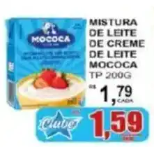 Supermercado Estrela Azul mistura de leite de creme de leite mococa oferta