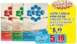 Supermercado Estrela Azul Leite longa vida gege vários tipos oferta
