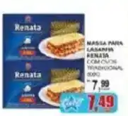 Supermercado Estrela Azul Massa para lasanha renata com ovos tradicional oferta