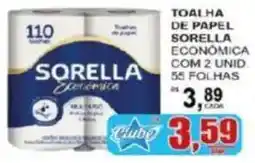 Supermercado Estrela Azul toalha de papel sorella econômica oferta
