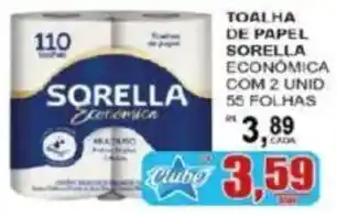 Supermercado Estrela Azul toalha de papel sorella econômica oferta