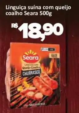 Supermercados Savegnago Linguiça suína com queijo coalho oferta