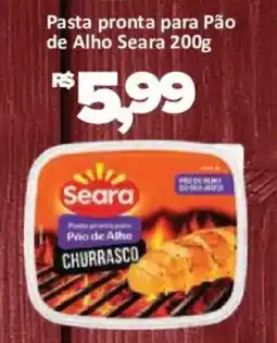 Supermercados Savegnago Pasta pronta para Pão de Alho oferta