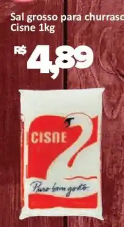 Supermercados Savegnago Sal grosso para churrasco cisne 1kg oferta