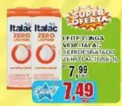 Supermercado Estrela Azul Leite longa vida italac semidesnatado zero lactose 1l oferta