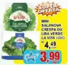 Supermercado Estrela Azul Mini salanova crespa ou lisa verde la vita oferta