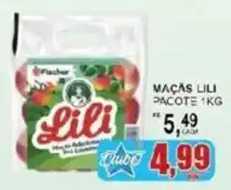 Supermercado Estrela Azul Maçãs lili oferta