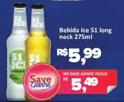 Supermercados Savegnago Bebida Ice 51 long neck oferta