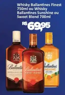 Supermercados Savegnago Whisky ballantines finest ou whisky ballantines sunshine ou sweet blend oferta