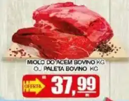 Supermercado Estrela Azul miolo do aceim bovino kg ou paleta bovino kg oferta