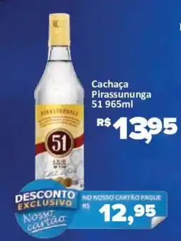 Supermercados Savegnago Cachaça Pirassununga 51 oferta