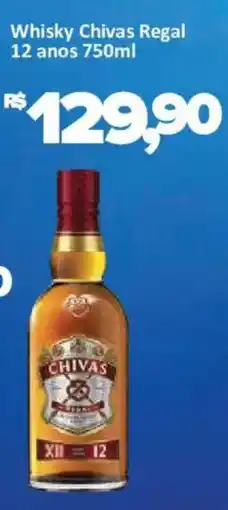 Supermercados Savegnago Whisky Chivas Regal 12 anos oferta