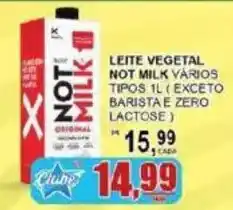 Supermercado Estrela Azul Leite vegetal not milk vários tipos 1l oferta