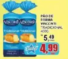 Supermercado Estrela Azul Pão de forma visconti tradicional oferta