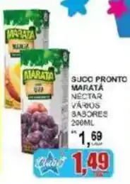 Supermercado Estrela Azul suco pronto marata nectar va-ros 3 sabores oferta