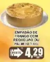 Supermercado Estrela Azul Empadão de frango com requeijão ou palmito 100g oferta