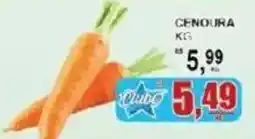 Supermercado Estrela Azul cenoura oferta