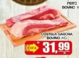 Supermercado Estrela Azul Costela gaúcha bovino kg oferta