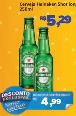 Supermercados Savegnago Cerveja Heineken Shot long oferta