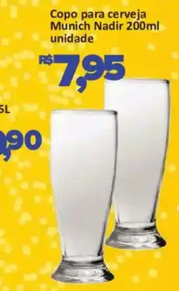 Supermercados Savegnago Copo para cerveja munich nadir oferta