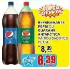 Supermercado Estrela Azul refrigerante pepsi ou guaraná antártica vários sabores oferta