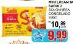 Supermercado Estrela Azul Mini lasania sadia à bolonhesa congelado oferta