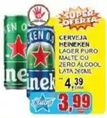 Supermercado Estrela Azul Cerveja heineken lager puro malte ou zero alcool oferta