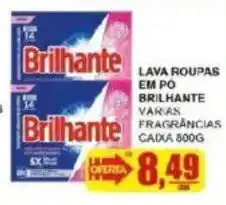 Supermercado Estrela Azul Lava roupas em pó brilhante oferta