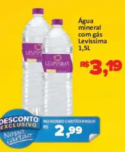 Supermercados Savegnago Água mineral com gás levíssima oferta