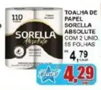 Supermercado Estrela Azul toalha de papel sorella absolute oferta