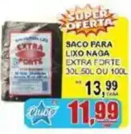 Supermercado Estrela Azul saco para lixo naga extra forte oferta