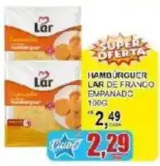 Supermercado Estrela Azul Hambúrguer lar de frango empanado oferta