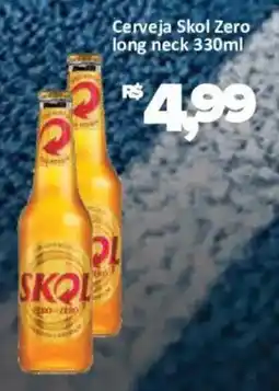 Supermercados Savegnago Cerveja Skol Zero long neck oferta