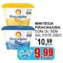Supermercado Estrela Azul Manteiga piracanjuba com ou sem sal pote oferta
