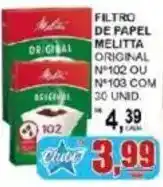Supermercado Estrela Azul Filtro de papel melitta original oferta