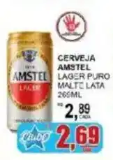 Supermercado Estrela Azul Cerveja amstel lager puro malte lata oferta