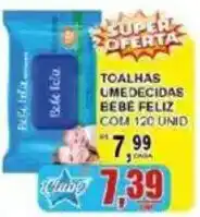 Supermercado Estrela Azul toalhas umedecidas bebe feliz oferta