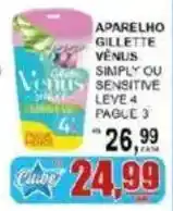 Supermercado Estrela Azul Aparelho gillette vénus simply ou sensitive oferta