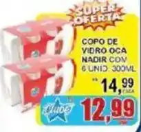 Supermercado Estrela Azul Copo de vidro oca nadir cov oferta