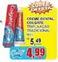 Supermercado Estrela Azul creme dental colgate triplo ação tradicional oferta